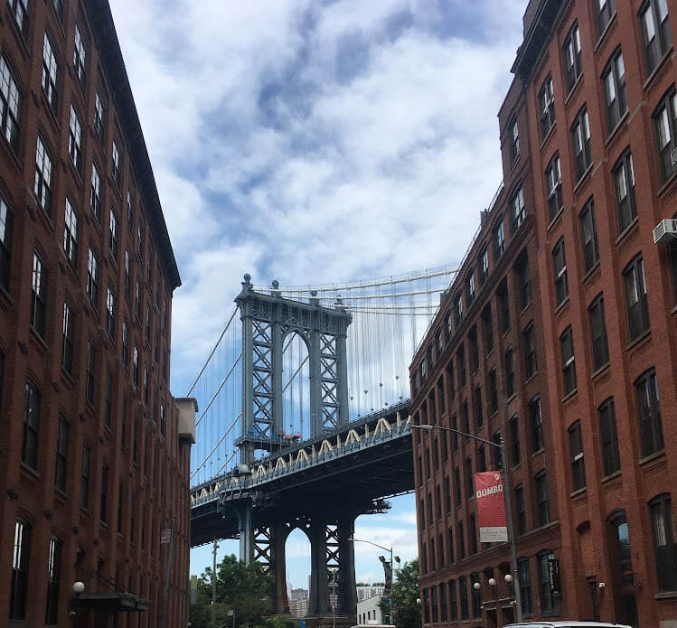 Manhattan Bridge view from Brooklyn